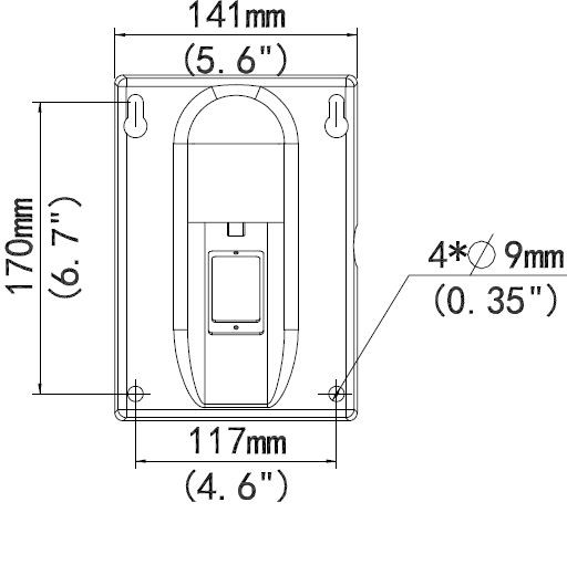 ALLNET ALLNET ALL-CAM2498-LEP zbh. Wandhalter kurz (ALL-CAM2498-LEP_Wall_Mount)