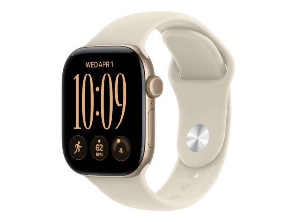 APPLE Watch S12 Aluminium 42mm Lichtgold (Sportarmband sand) S/M MJED4ZR/A
