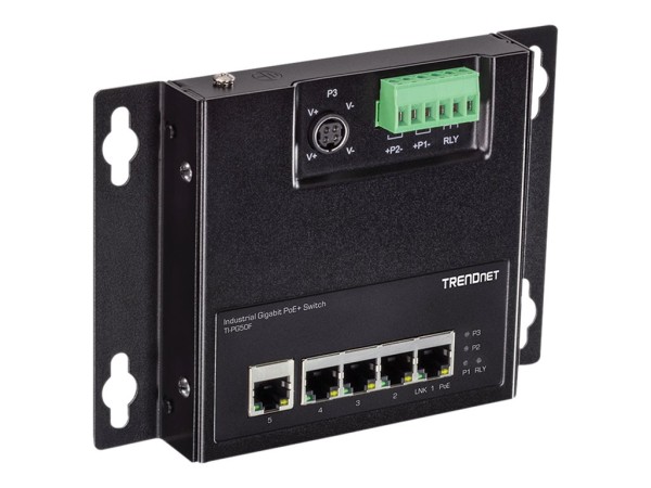 TRENDNET Industrie Switch 5 Port Fast Eth. PoE+ L2 DIN-Rai TI-PG50