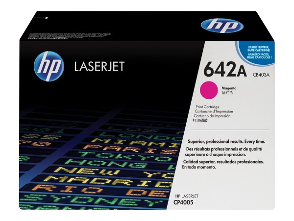 HP 642A Magenta LaserJet Tonerpatrone (CB403A) CB403A