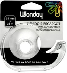 Wonday Handabroller, transparent, aus Kunststoff, unbestückt