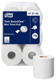 TORK Großrollen-Toilettenpapier SmartOne Mini, weiß, 111,6 m