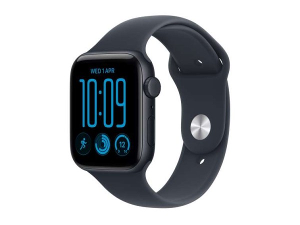 APPLE Watch SE 3 Aluminium Cellular 44mm Mitternacht (Sportarmband navyblau MJLT4ZR/A