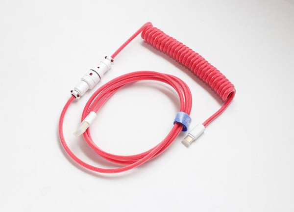 DUCKYCHANNEL DUCKYCHANNEL Ducky Premicord USB Kabel 1,8 m USB A USB C Pink (DKCC-FRCNC1)