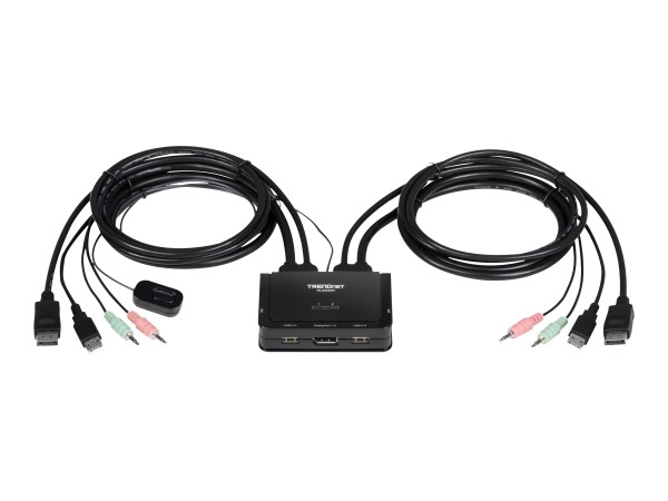 TRENDNET TK-220DPi KVM Switch 2-Port 4K Display-Port TK-220DPI