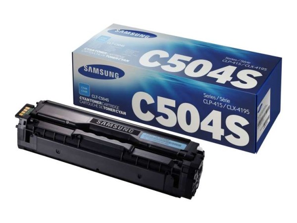 SAMSUNG CLT C504S Cyan Tonerpatrone CLT-C504S/ELS