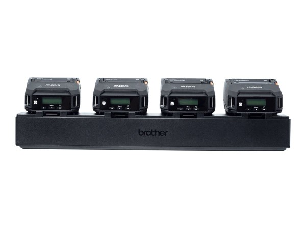 BROTHER BROTHER 4 Slot Docking Cradle Charger - Drucker-Ladestation - Ethernet - Ausgangsanschlüsse: 4 - für