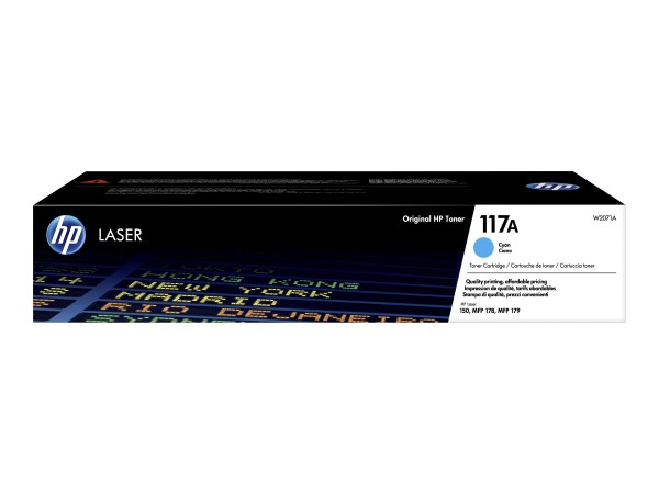 HP HP 117A Cyan  Laser Toner Cartridge