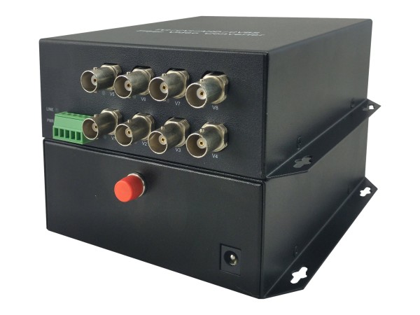 LEVEL ONE LEVELONE AVF-1801 8-Channel BNC over Fiber Optic Extender Kit 20k AVF-1801