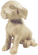 décopatch Pappmaché-Figur "Hund 2", 180 mm