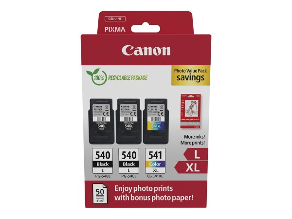 CANON PG-540Lx2/CL-541XL Ink Cartridge PVP 5224B015