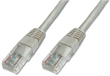 DIGITUS Patchkabel Premium, Kat. 5e, U/UTP, 0,5 m, grau