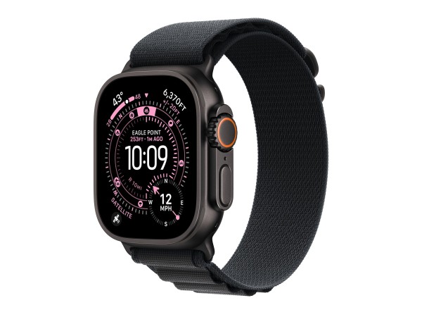 APPLE Watch Ultra 3 Titanium Cellular 49mm Schwarz (Alpine Loop schwarz) Me MF0V4QF/A