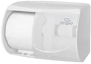 Fripa Toilettenpapier-Spender für 2 Rollen, Kunststoff,weiß
