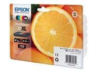 EPSON EPSON 33XL Multipack 5er Pack XL Schwarz, Gelb, Cyan, Magenta, Photo schwarz Tintenpatrone EPSON EPSON 33XL Multipack 5er Pack XL Schwarz, Gelb, Cyan, Magenta, Photo schwarz Tintenpatrone