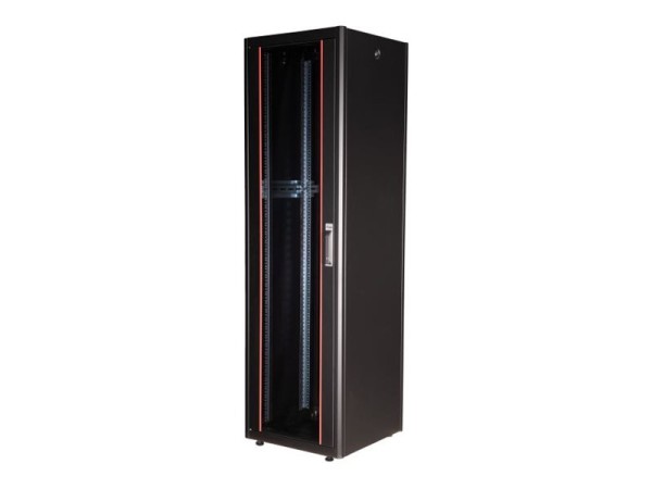 EQUIP EQUIP Serverschrank 19"  42U 600x600mm Glastür   schwarz