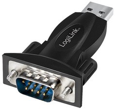 LogiLink USB 2.0 - RS232 Adapter, schwarz