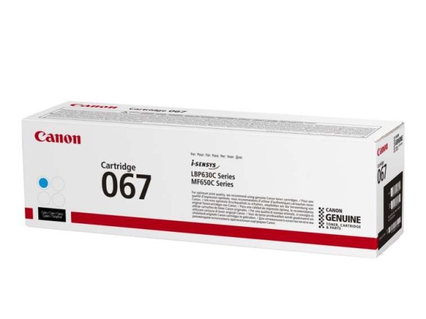 CANON Toner Canon 067 C CRG cyan 1250 Seiten 5101C002AA