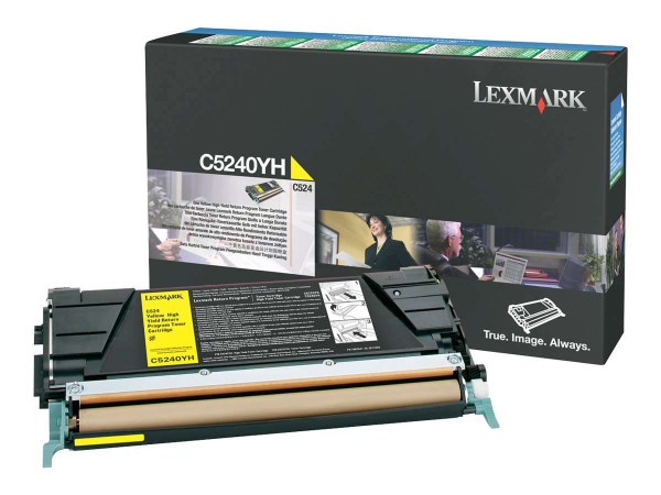 LEXMARK Gelb Tonerpatrone LCCP, LRP 00C5240YH