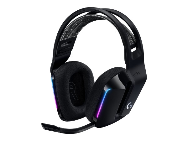 LOGITECH G733 LIGHTSPEED WirelessRGBHeadset BLACK 981-000864