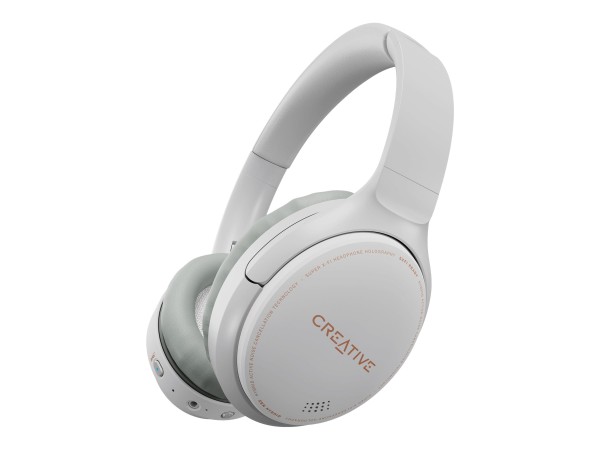 CREATIVE LABS Zen Hybrid (weiß, USB-C, Bluetooth, Hybrid ANC) 51EF1010AA000