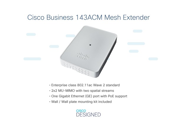 CISCO CISCO SYSTEMS CBW143ACM 802.11AC 2X2 WAVE 2