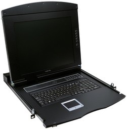 LogiLink 19" LCD KVM Konsole mit 43,48 cm (17") TFT-Monitor