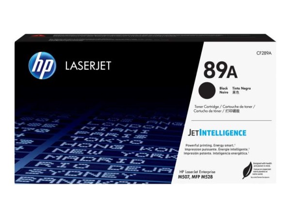 HP 89A Black LaserJet Toner Cartridge CF289A