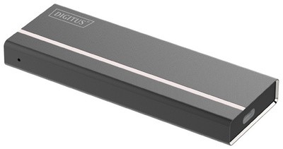 DIGITUS Mini-Gehäuse für M.2 NVMe PCIe SSD, USB 3.1 Type-C