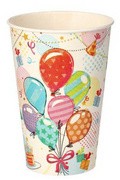 PAPSTAR Papp-Trinkbecher "Fete", 0,2 l