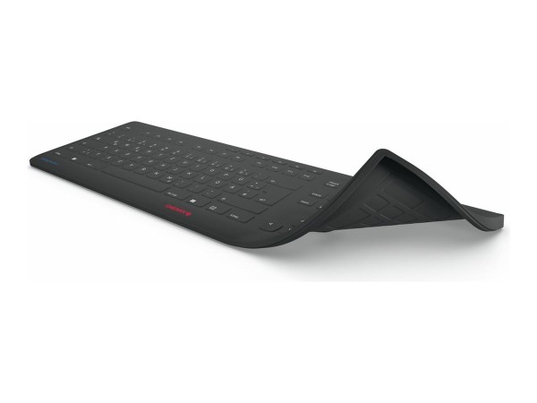 CHERRY CHERRY TAS STREAM PROTECT KEYBOARD Corded US-Layout schwarz
