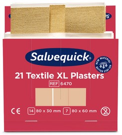 CEDERROTH Salvequick Pflaster-Nachfüllpackung, extra groß