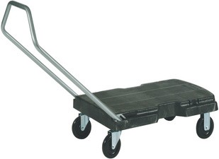 Rubbermaid Transportwagen Triple Trolley, grau