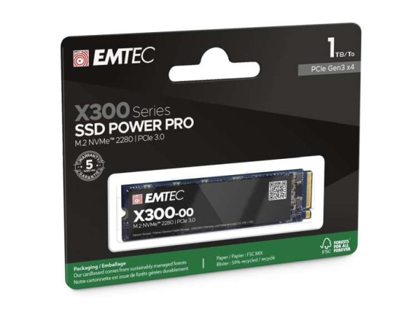 EMTEC Nvme X300 1TB ECSSD1TX300