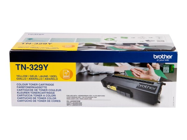 BROTHER BROTHER TN329Y 2er Pack Gelb Tonerpatrone