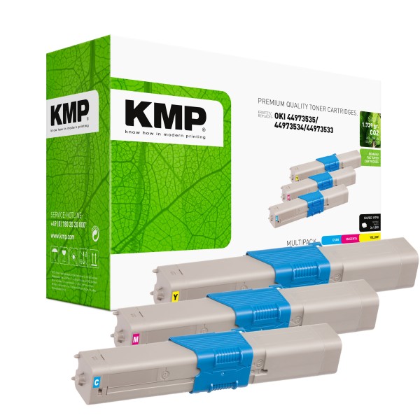 KMP KMP Toner OKI 44973535/44973534/44973533 comp.  O-T37V