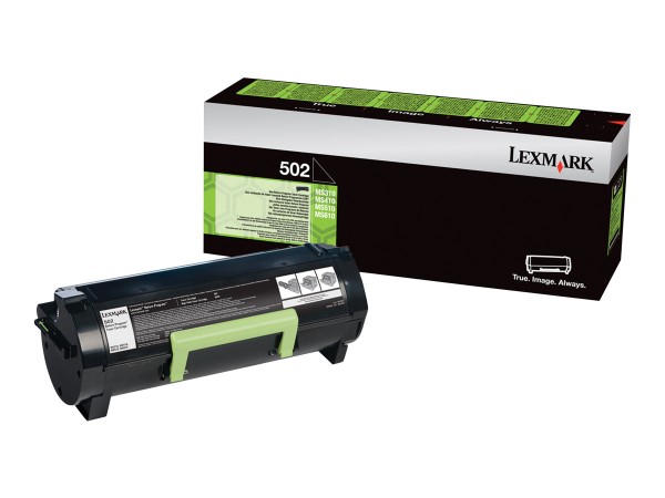 LEXMARK LEXMARK 502 Schwarz Tonerpatrone LCCP, LRP