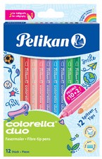 Pelikan Fasermaler colorella duo, 12er Kartonetui