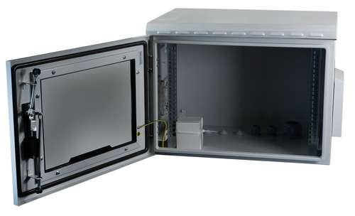 EFB ELEKTRONIK 19" Wandgehäuse IP55 7HE Glastür Tiefe 450mm RAL7035*** Auch 691707IP55.1G