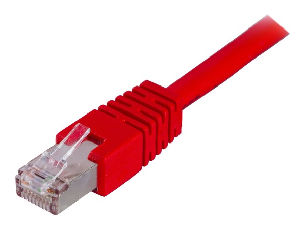 DELTACO DELTACO F/UTP Cat6 patchkabel 2m, röd