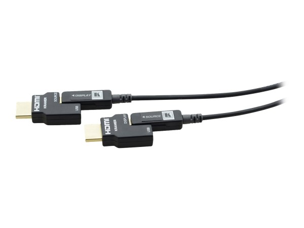 KRAMER KRAMER CLS-AOCH/60-50 - 15,2m aktives optisches 4K HDMI Kabel mit abnehmbaren Steckern raucharm und