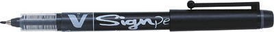 PILOT Faserschreiber V Sign Pen, schwarz,Strichstärke: 0,6mm