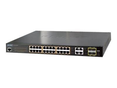 PLANET TECHNOLOGY PLANET GS-4210-24P4C - Switch - verwaltet - 24 x 10/100/1 GS-4210-24P4C