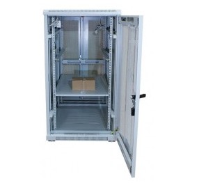 ALLNET ALLNET 19""Schrank, 42HE, B600/T1000mm, perforierte Blechtüren, Lichtgrau, SNB-Serie,
