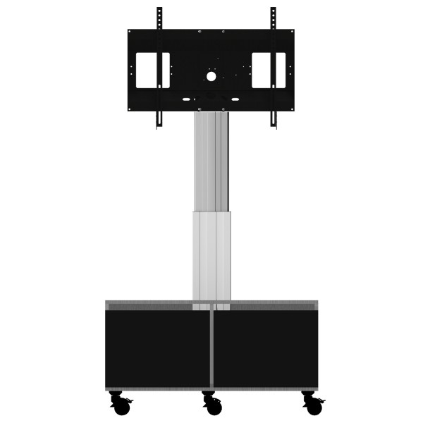 CELEXON CELEXON Expert elektrisch höhenverstellbarer Display-Rollwagen Adjust-4286MS mit Schrank und Anschl