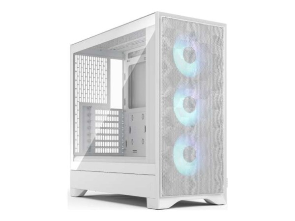 FRACTAL DESIGN Pop 2 Air Black TG RGB ATX Gaming Gehäuse Weiß FD-C-POA2A-04