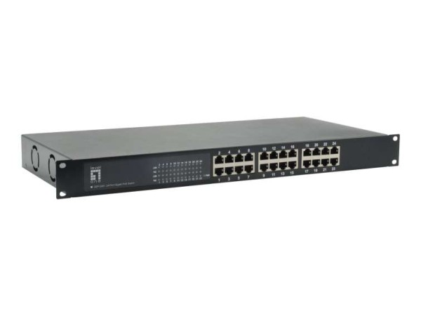 LEVEL ONE LevelOne Switch 48,3cm 24x GEP-2421W630 Gbps 802.3af/at PoE GEP-2421W630