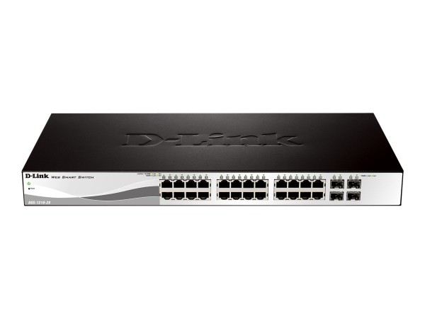 D-LINK 28-Port Layer2 Smart Managed Gigabit Switchdlink|green 3.0, 24x 10/1 DGS-1210-28/E