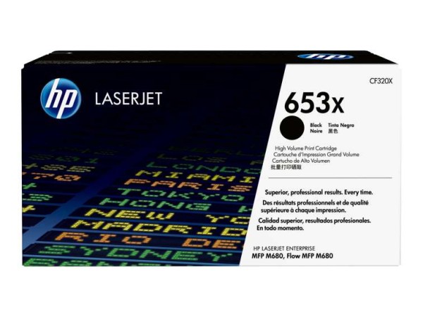 HP 653X Schwarz LaserJet Tonerpatrone (CF320X) CF320X
