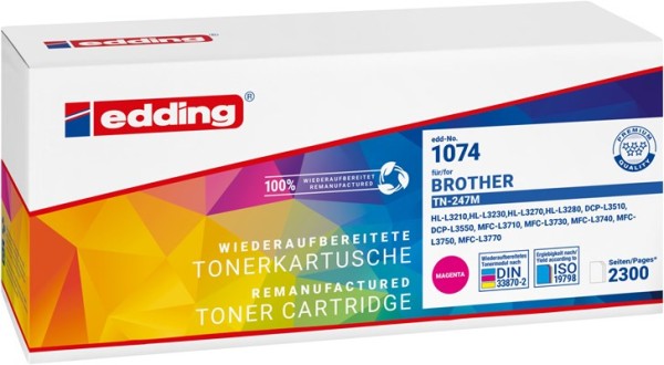 EDDING EDDING EDD-1074 - Toner - Brother - magenta - TN-247M - refill (18-1074)
